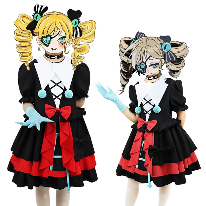 Escape from Horror Night COS Costume Egg Boy Party Dumb Stella Grievance Clown Cosplay anime Dance Costume