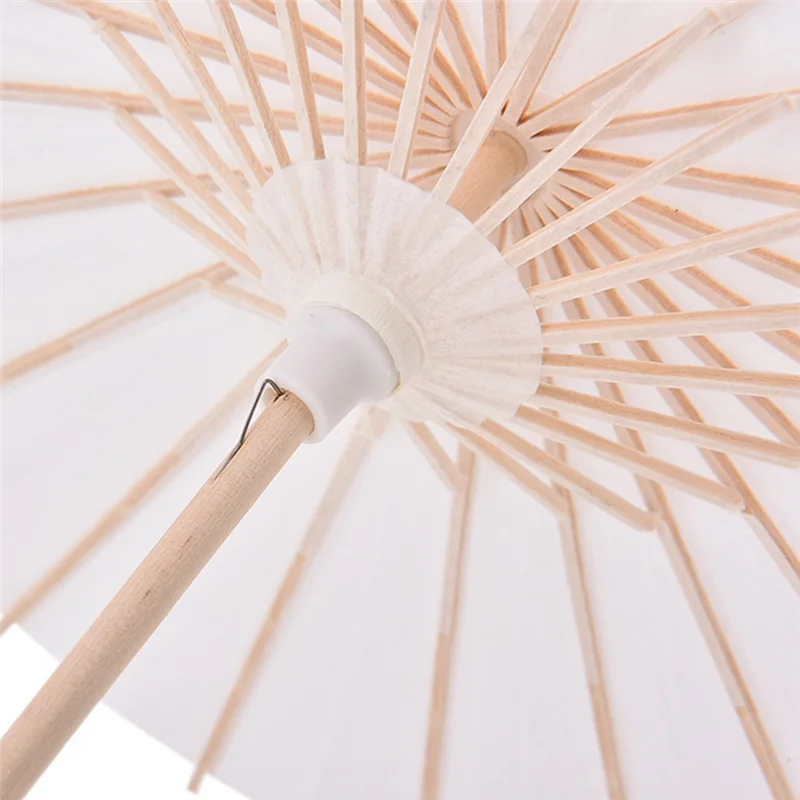 Ombrello da sposa bianco per decorazione di nozze fai da te in stile antico cinese Ombrello per foto di matrimonio