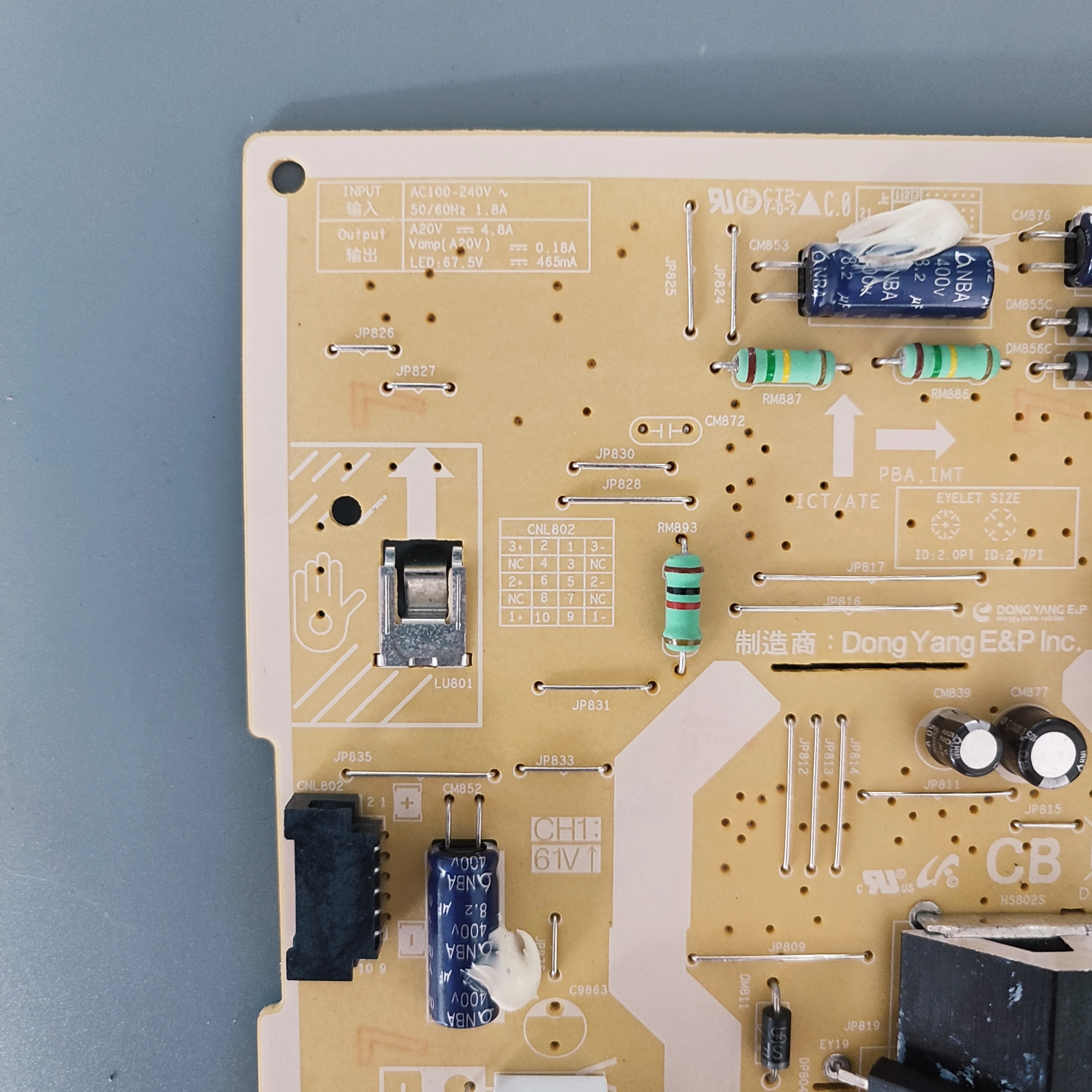 Voor Samsung BN44-01096A P32e8_ady Tv Power Board/Led Board Is Getest Om Goed Te Werken Van Toepassing Op Ls32am702unxza S32am700u