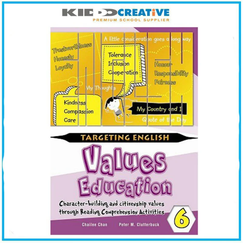 

Targeting English Values Education Through Comprehension Book 6 Kara Munn Leone Stumbaum Star Publishing 9789814431637 Book