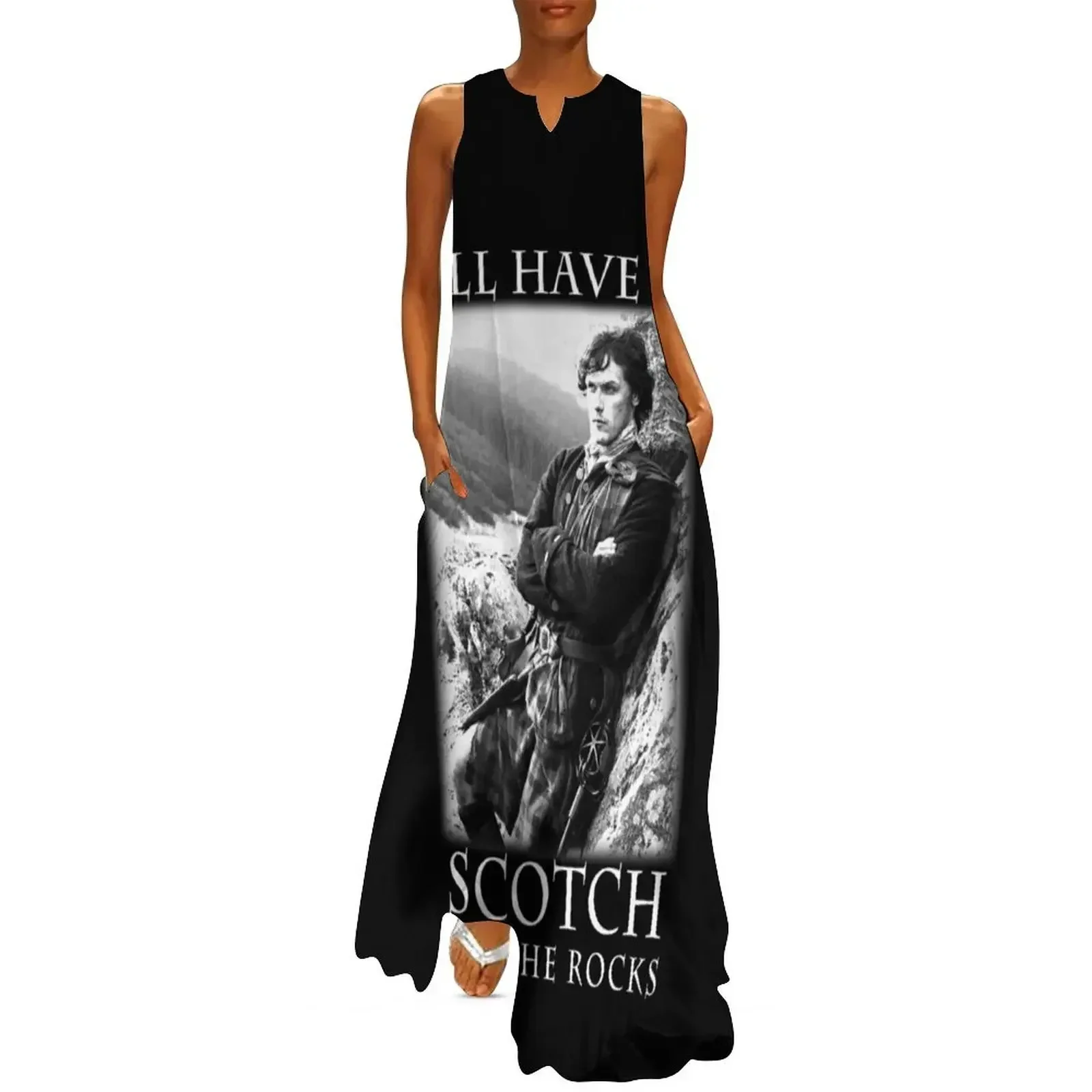 

I'll Have a Scotch on The Rocks Long Dress women's summer jumpsuit women evening dress Long dress woman