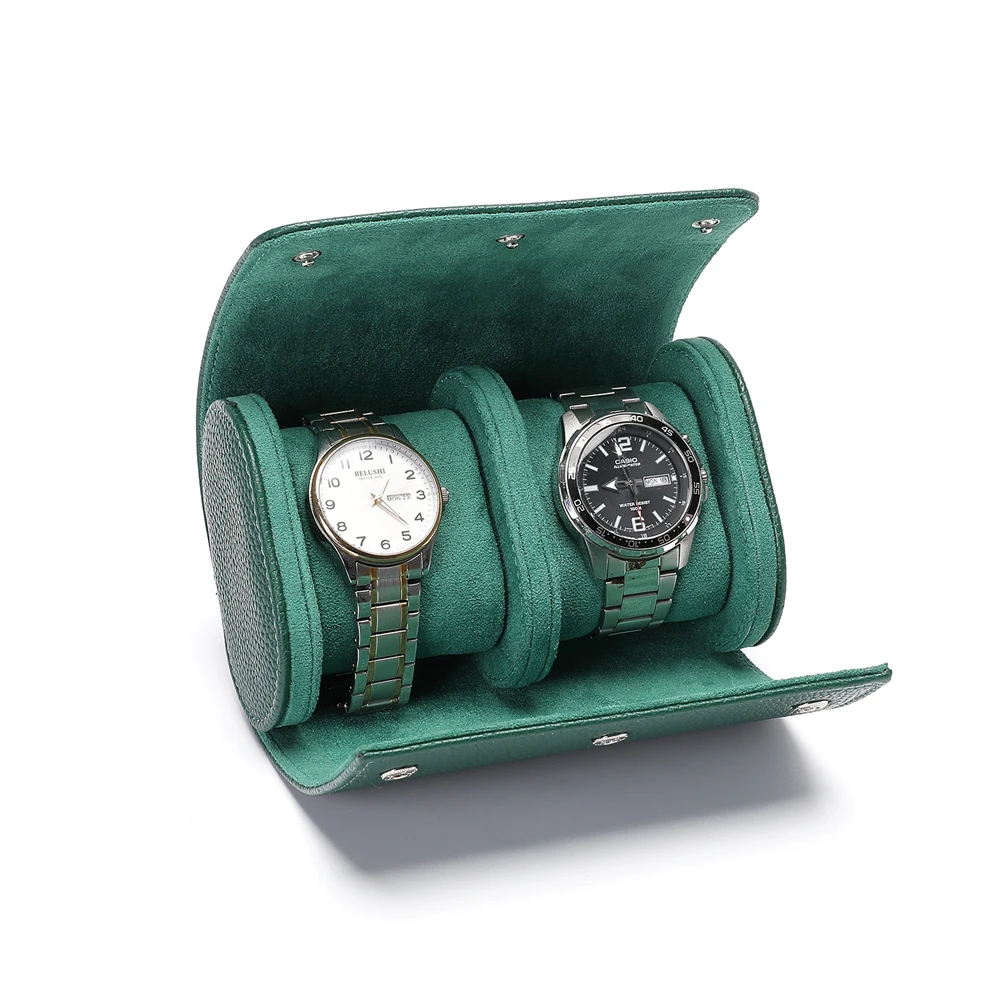 Embers lederen horlogerol 1 2 3 slots luxe echte horloge opbergdoos reistas horlogekast geschenkdoos horlogezakje