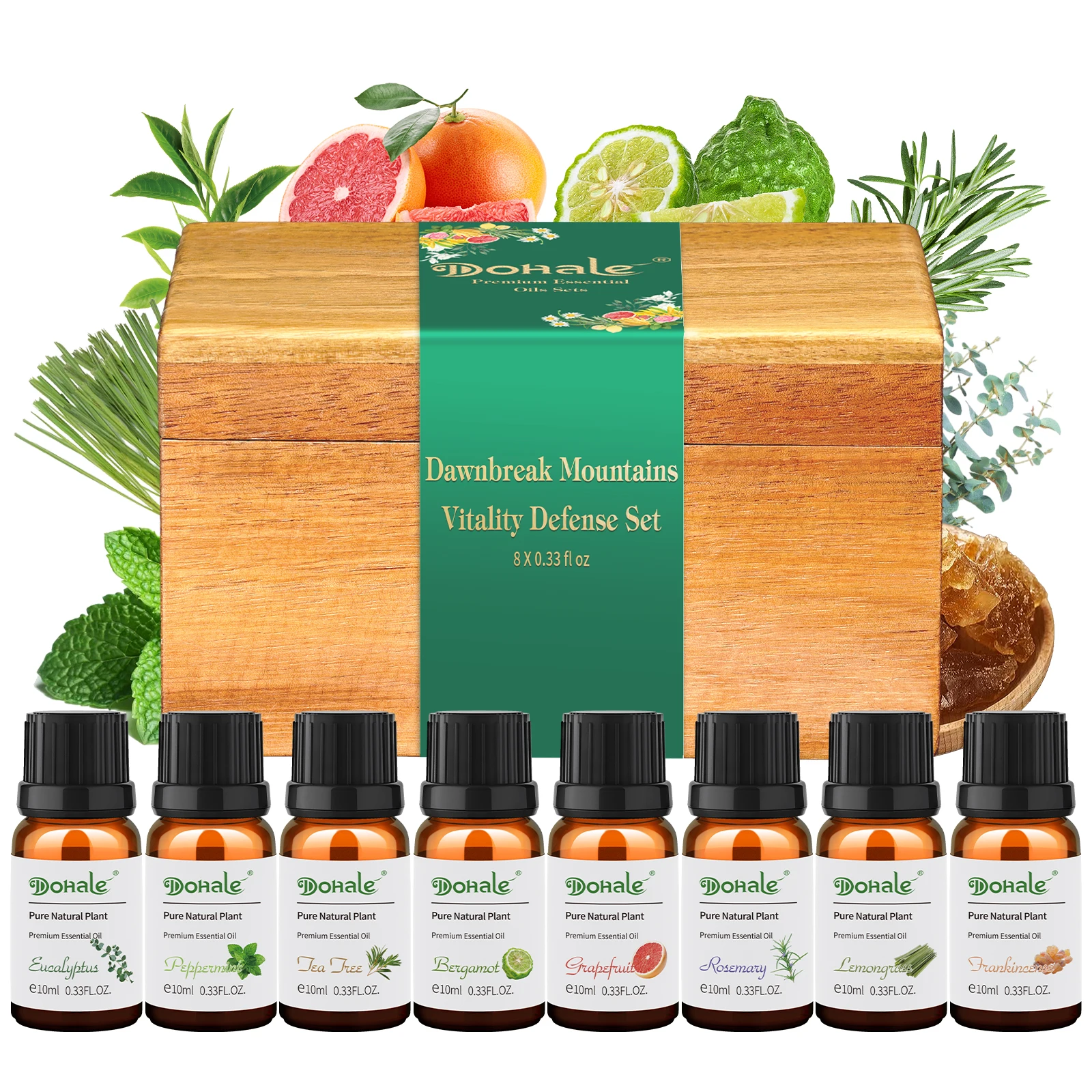 Home Fragrance Eucalyptus - 도나일 8종 에센셜 오일 세트, 10ml