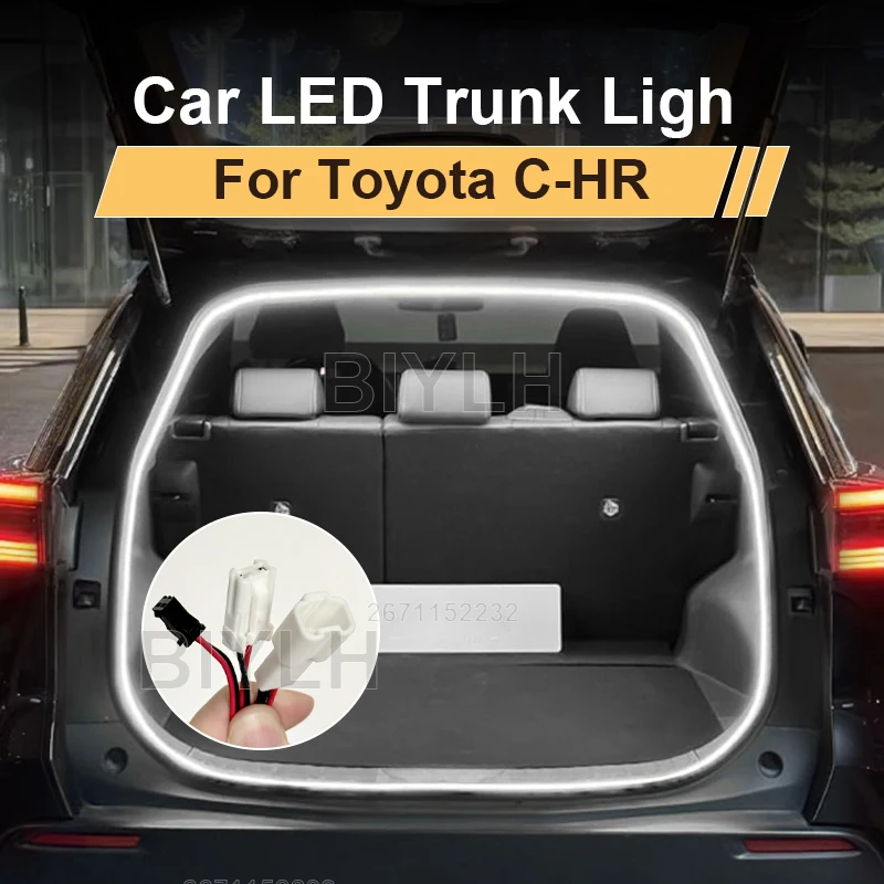 Customized For Toyota C-HR Car LED Trunk Light Flexible Atmosphere Light Tail Box Light Interior Decor Accessories