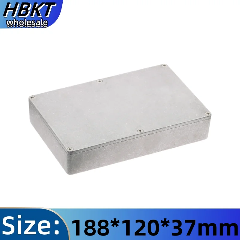 

Aluminum Case 1590DD Diecast 188X120X37mm Enclosure box Waterproof Guitar Stompbox Accessory for DIY Guitar Effect Pedal project