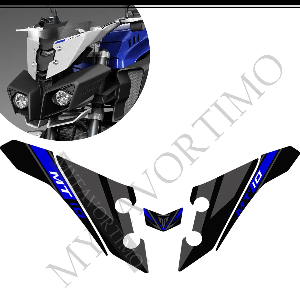 NEW For Yamaha MT10 MT-10 FZ MT 10 Motorcycle Knee Stickers Tank Pad Paint Protector Fairing Accessories Decal Fuel Gas 2016 UP