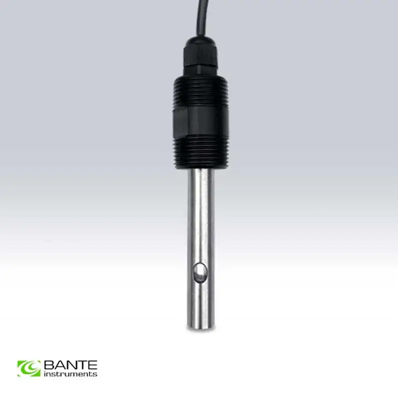 

Conductivity electrode with built-in temperature sensor k=1 3/4" male NPT for general liquids 0.01 to 20mS/cm Brand BANTE
