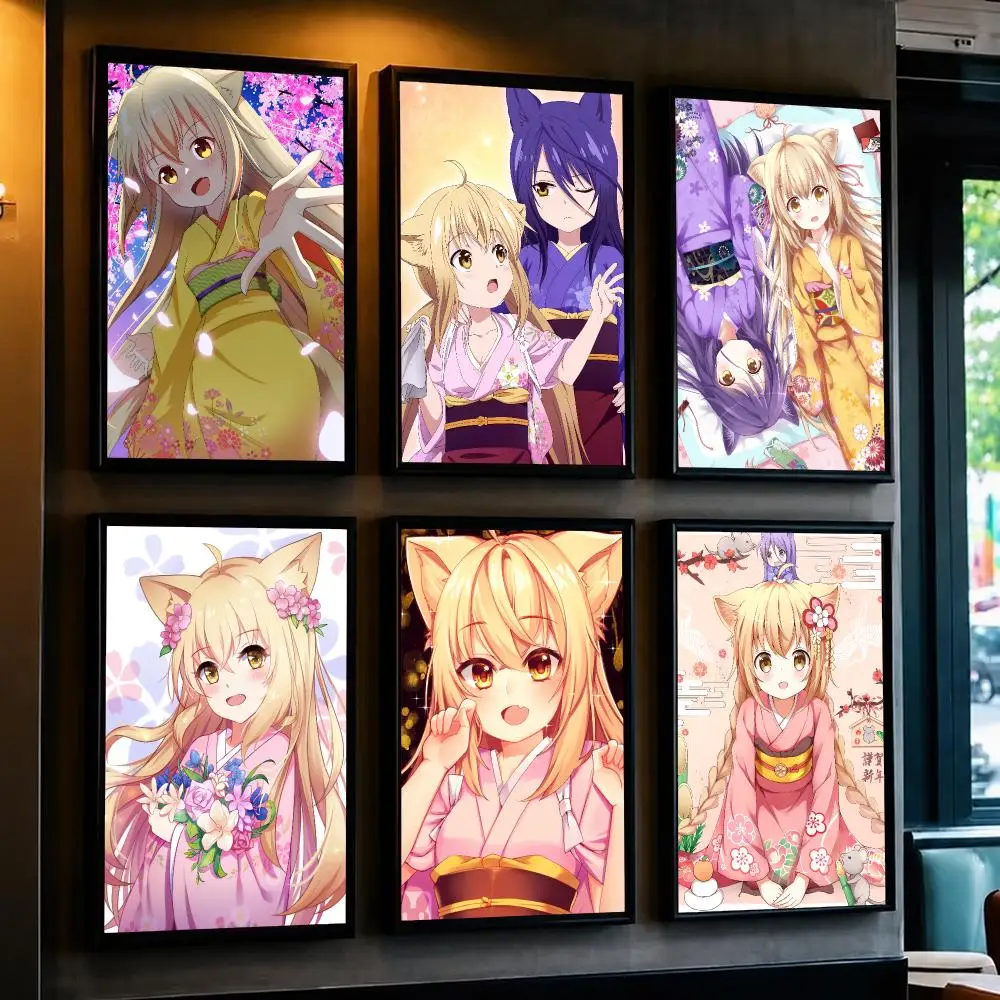anime K-KONOHANA KITAN-N Poster Removable Wall Sticker for Home Cafe Bar Office Interior Decor