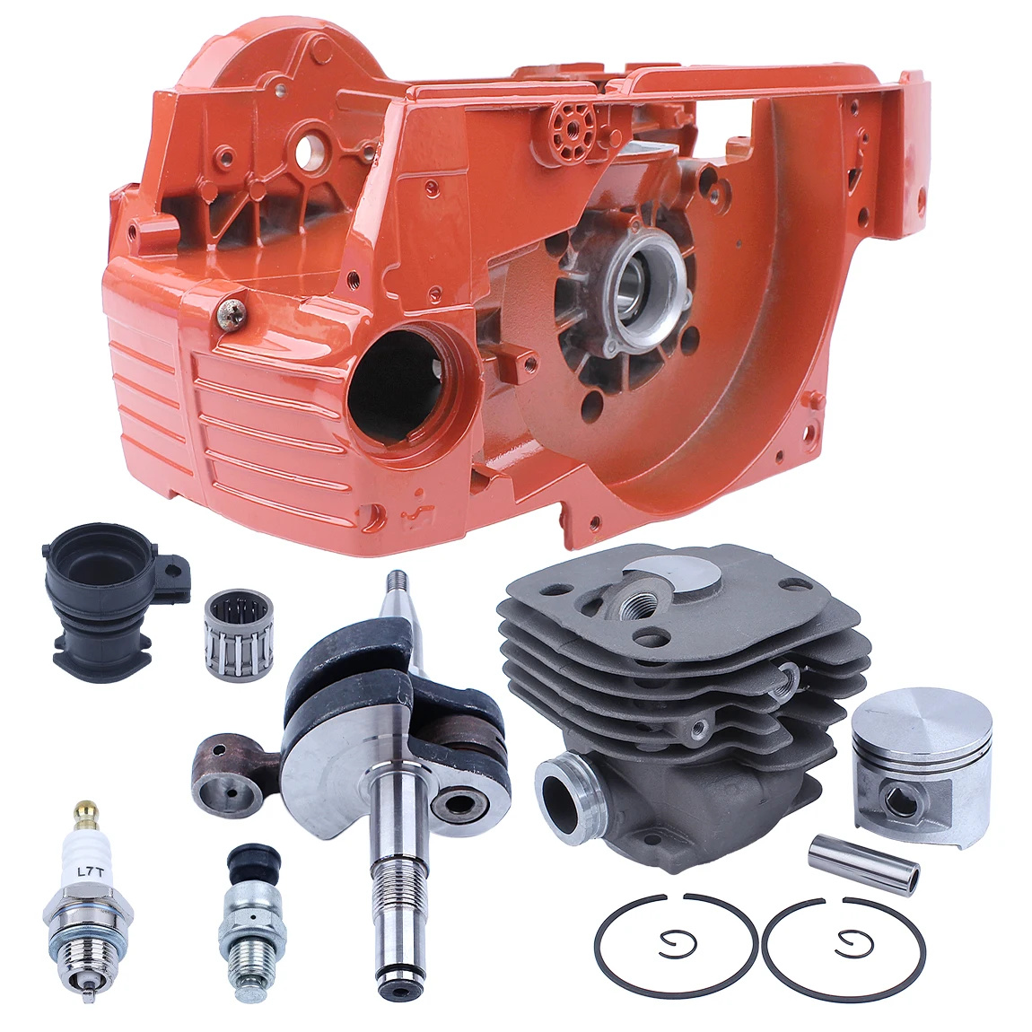 Imagem -03 - Virabrequim Kit 50 mm Cilindro para Husqvarna 362 365 371 372 Motosserra Anéis de Pistão Rolamento Agulha Spark Plug Peças