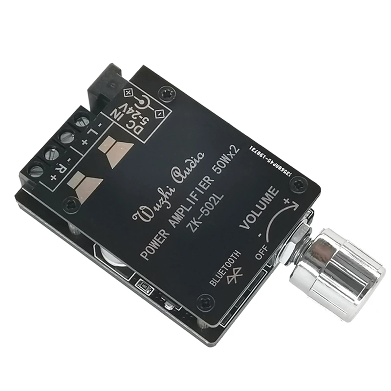 ZK-502L MINI 5.0 Bluetooth Amplifier Board Wireless Audio Digital Power 2 x 50W