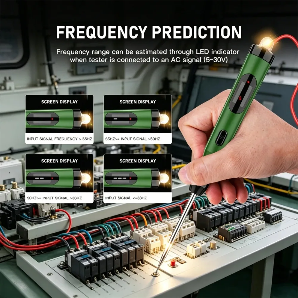 P50 Digital Car Circuit Tester Probe 5V-30V Voltage Test Pen Auto Electrical Diagnostic Tool for Garage Mechanic Repair