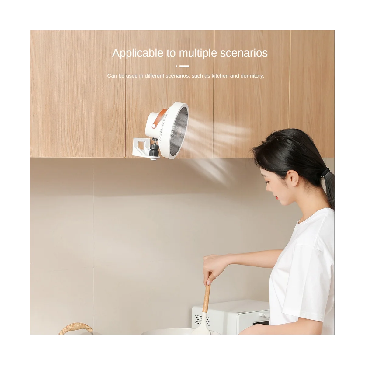 Household Wall-Mounted Small Fan Charging Multi-Functional Rechargeable Fan Portable Shaking Electric Fans