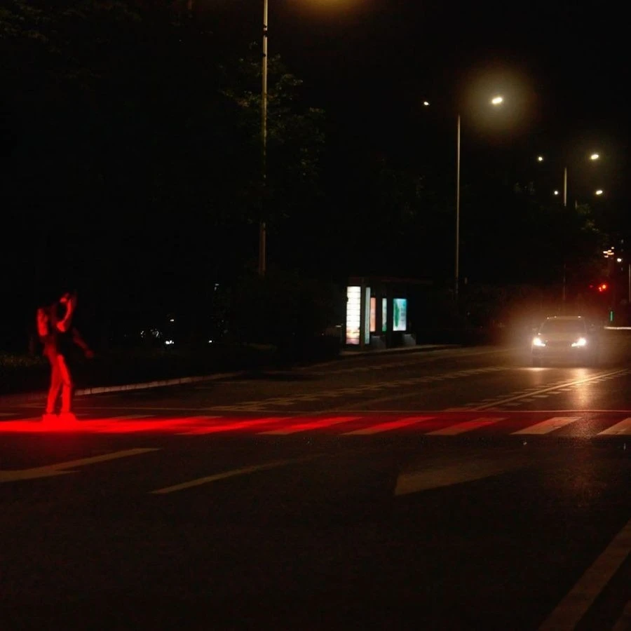 Zebra crossing early warning device Security traffic equipment Street crossing early warning device LED