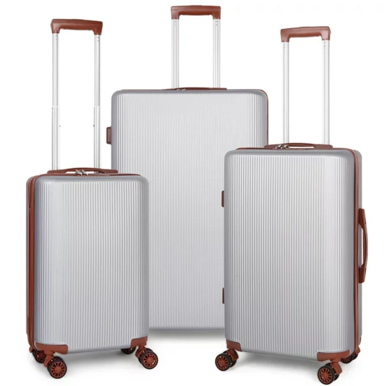 3 Stuks Bagage Set Hardside Bagage Met Spinner Wielen Voor Reizen Instappen Bagage Grote Capaciteit Tsa Lock