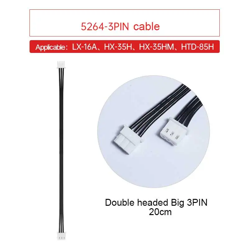 4pcs Bus Servo Cables for Hiwonder Bus Servo