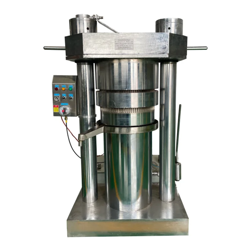 

Household Small Automatic Hydraulic Oil Press Commercial Large Peanut Cocoa Bean Mobile Sesame Oil Machine