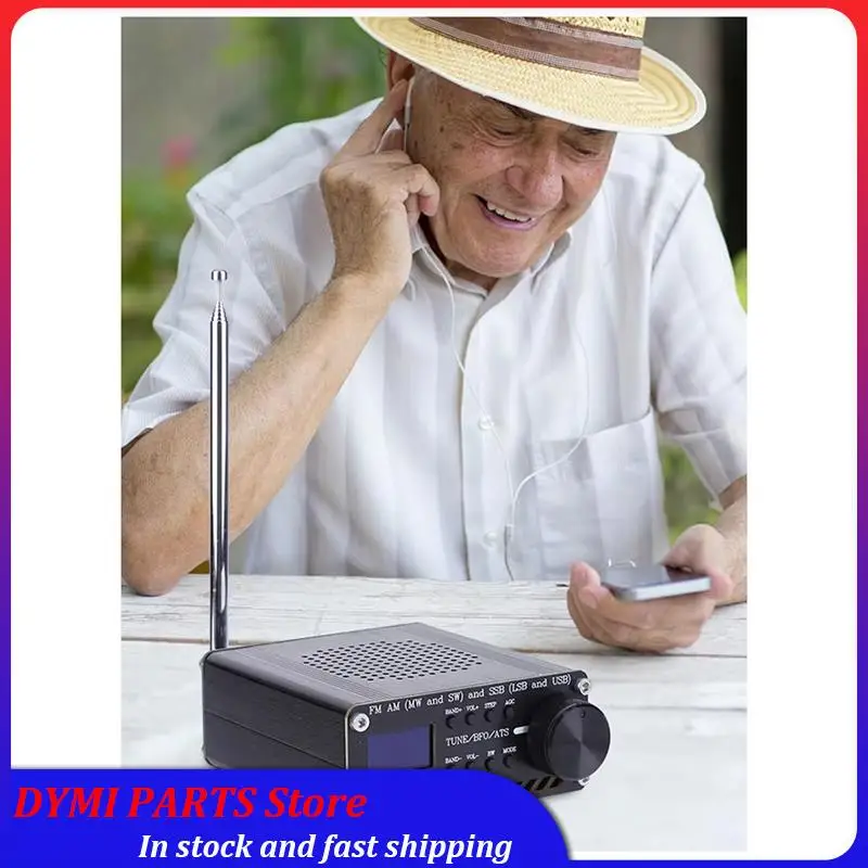 

Полнодиапазонный приемник Essential ATS-20+ Si4732 с антенной 0,96-дюймовый OLED-экран FM AM MW SW SSB сканер LSB USB