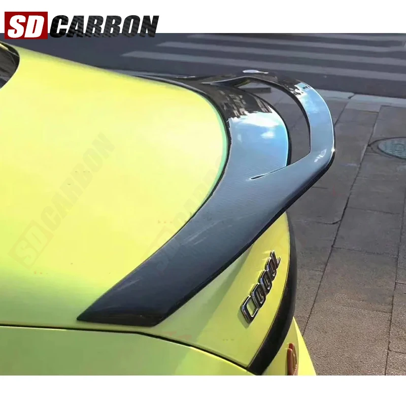 

For Mercedes Benz C Class W205 C43 C63 Carbon Fiber Tail fins Spoiler Duckbill Car Wing Retrofit the rear wing Upgrade body kit