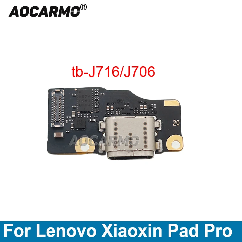 

Aocarmo For Lenovo Tab P11 Pro 11.5 For Xiaoxin Pad Pro TB- J716 J706 Charging Port Charger Dock Replacement Parts