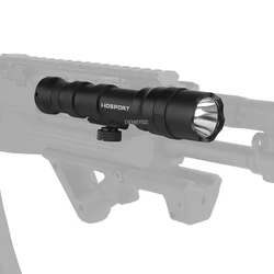 Linterna táctica aluminio 800 lúmenes para pistola airsoft y caza