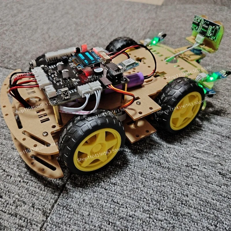 STM32 Electric Race Intelligent Car Tracking Obstacle Avoidance Infrared Student Training Technology Production DIY Kit