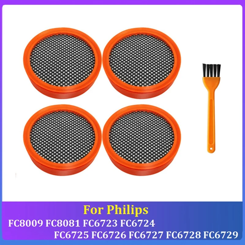 Hepa Filter For  FC8009 FC8081 FC6723 FC6724 FC6725 FC6726 FC6727 FC6728 FC6729 Vacuum Cleaner Parts