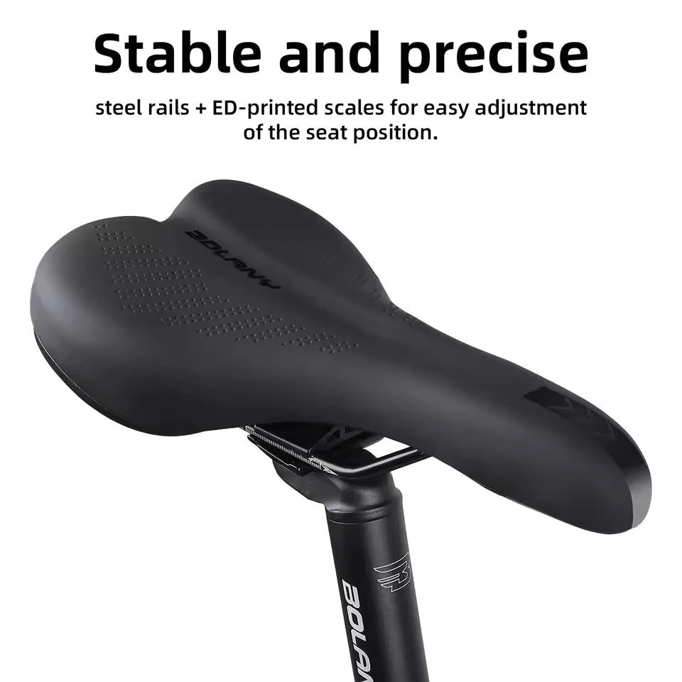 

BOLANY MTB Bicycle Seat Lightweight Design Bicycle Saddle For Endurance Race Anti-Slip Seat All Mountain Bike Accessories