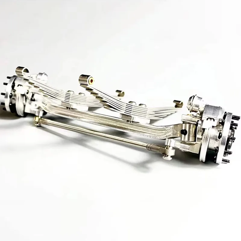 Fury Bear 1/14  Tractor Mud Head Simulation Metal No Dynamic Pianda Front Bridge Axle Brake Calipers For Tamiya Lesu Rc Truck