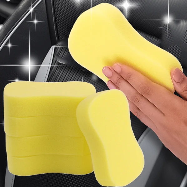 

Car Cleaning Sponge Brushes Home Kitchen Universal Wax Polishing Sponge Pad Car Body Washing Detailing Brushes Tools