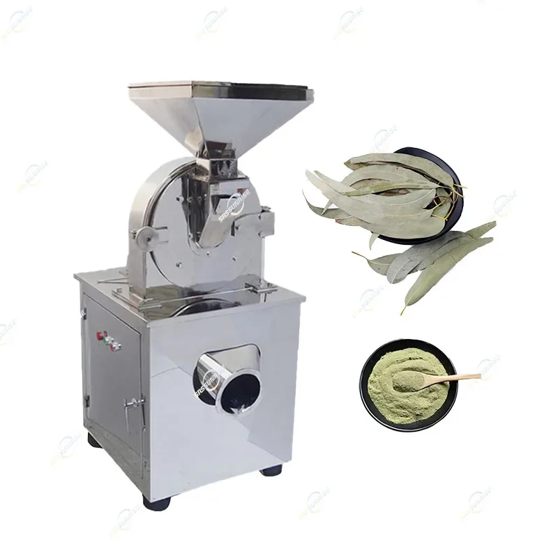 

Stainless Steel Small Panda Curry Dried Bay Moringa Tea Neem Cassava Leaf Fine Powder Universal Grinder Grinding Machine