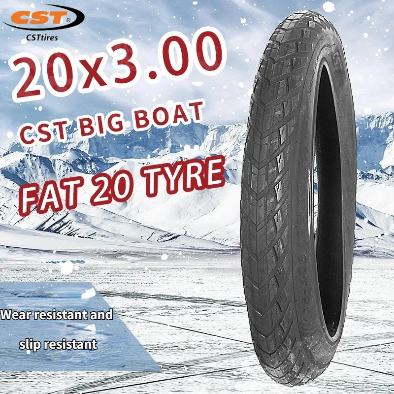 Zhengxin 20inch 20X3.00 Fat Tire Snow Beach Bicycle Tire 20*3.00 76-406 Electric Snowmobile MTB Bicycle Anti-Slip Fat Tire