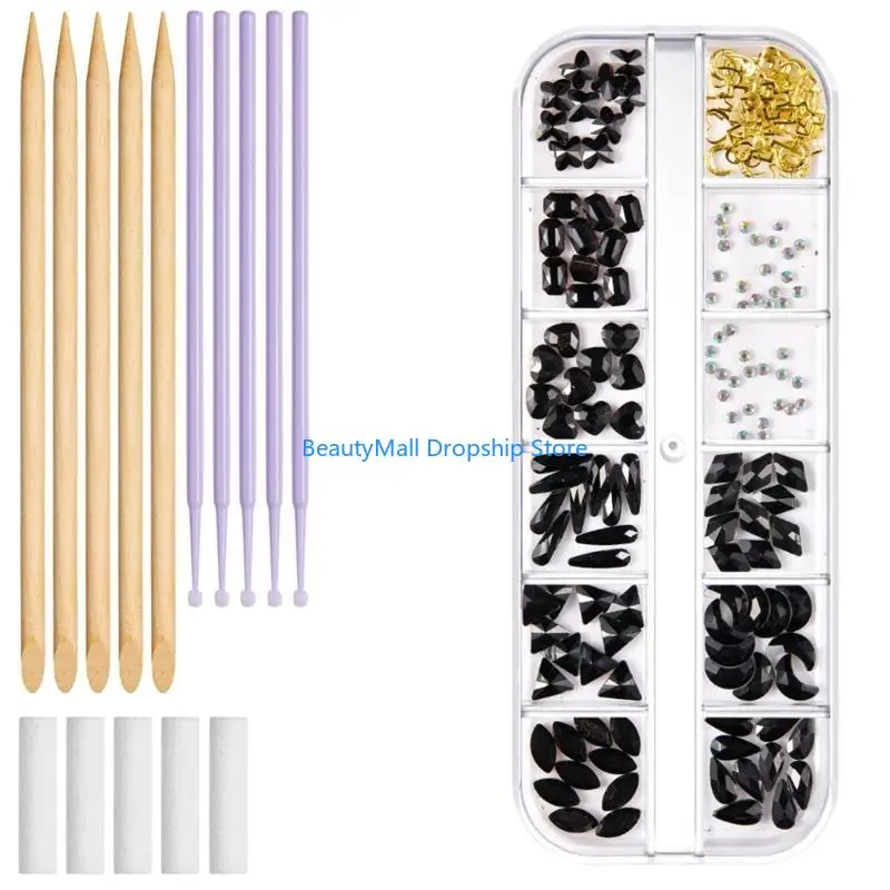 40JD الأسنان الأحجار الكريمة عدة الأسنان الأحجار الكريمة مشرقة الأسنان الأحجار الكريمة عدة للأسنان المهنية مجوهرات الأسنان عدة #3