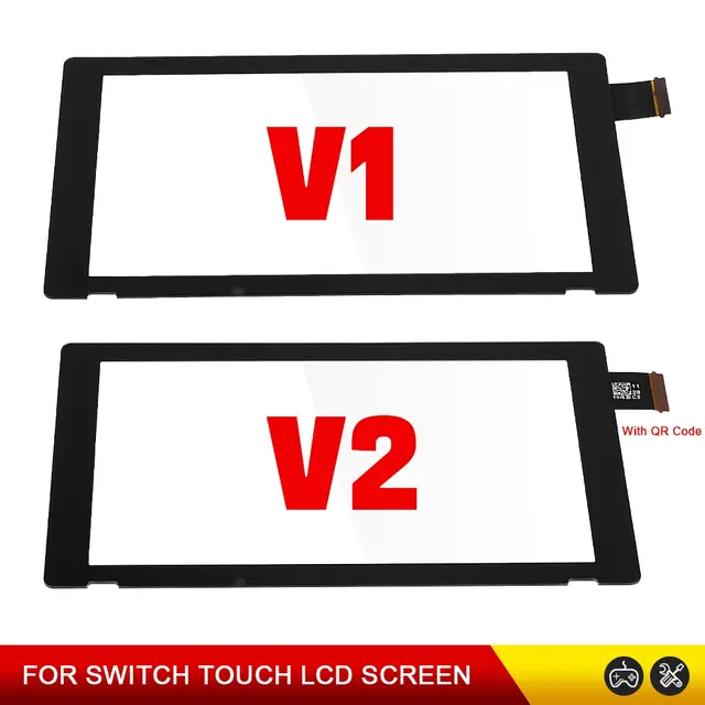 Replacement Old Version / V1 Display Digitizer Black With Code / V2 Touch Screen For NS Switch Console For Switch Accessories