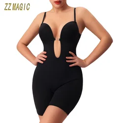 Women Shapewear Full Body Shaper Slimming Bodysuit Open Crotch Corset Waist Trainer Postpartum Recovery Shaping Underwear fajas