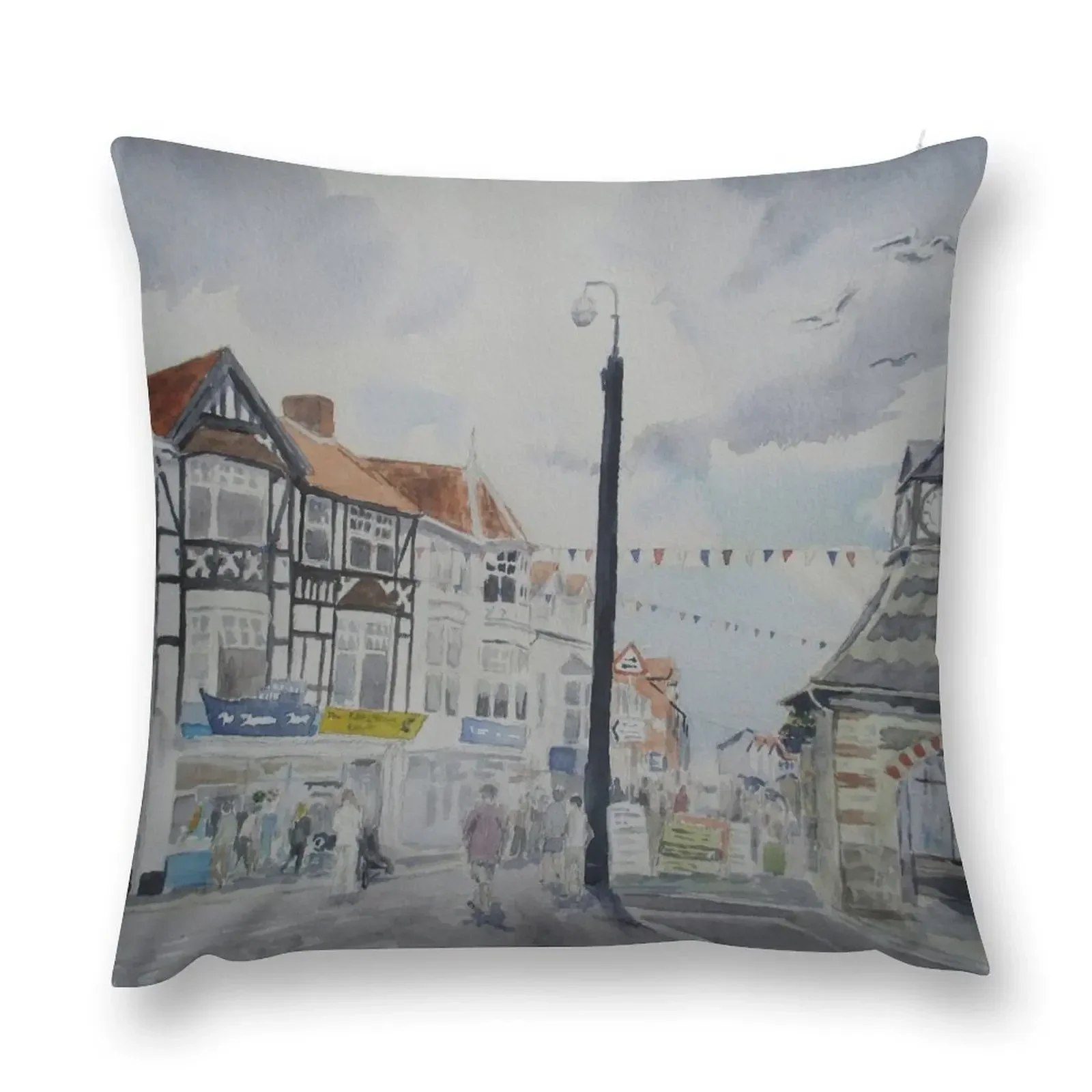 

Sheringham High Street Throw Pillow Cusions Cover Decorative Cushions Sofa Cushions Cover pillow