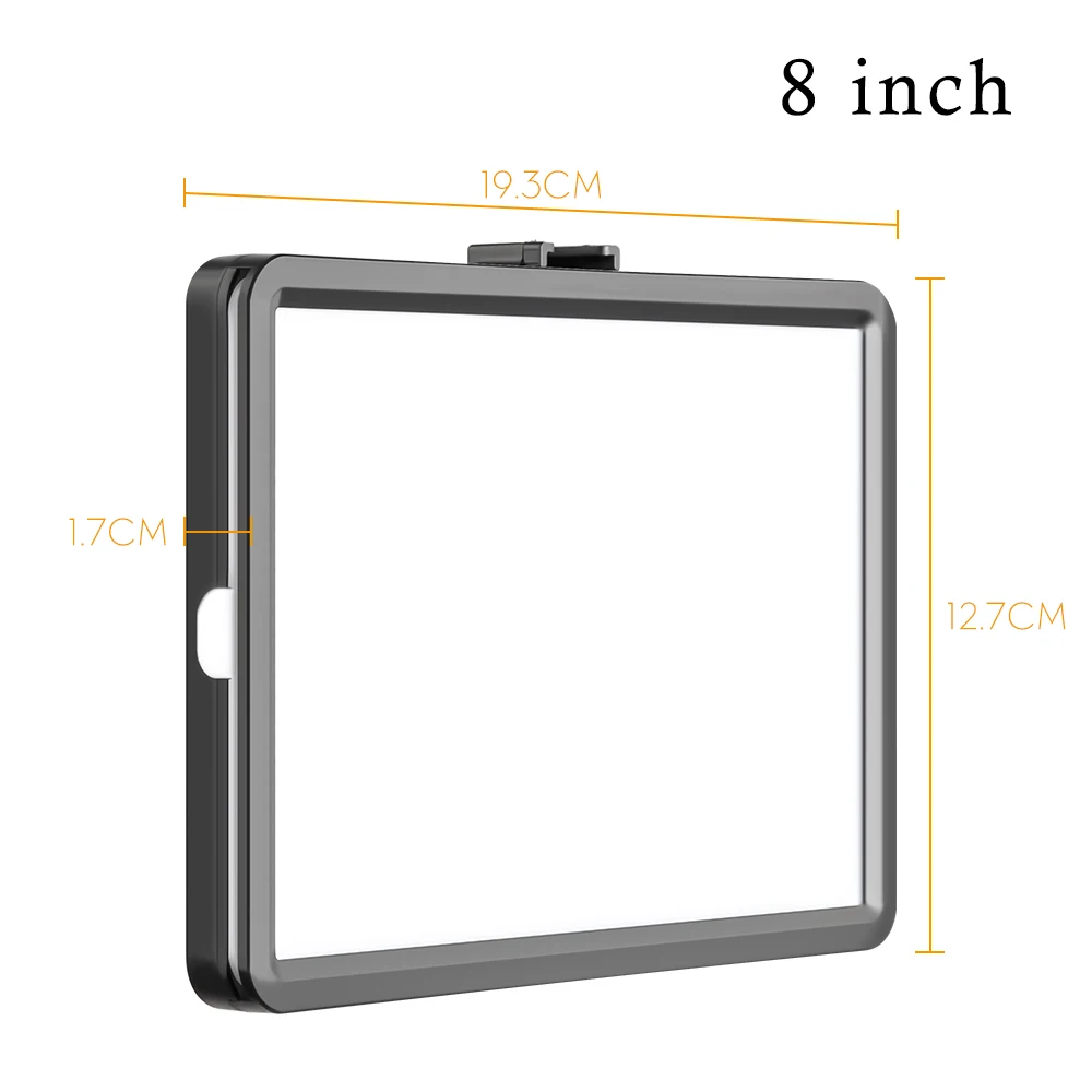 SH-Panel de luz LED para vídeo, iluminación, fotografía, estudio fotográfico, Kit de lámpara para disparar transmisión en vivo, Youbube con filtros RGB