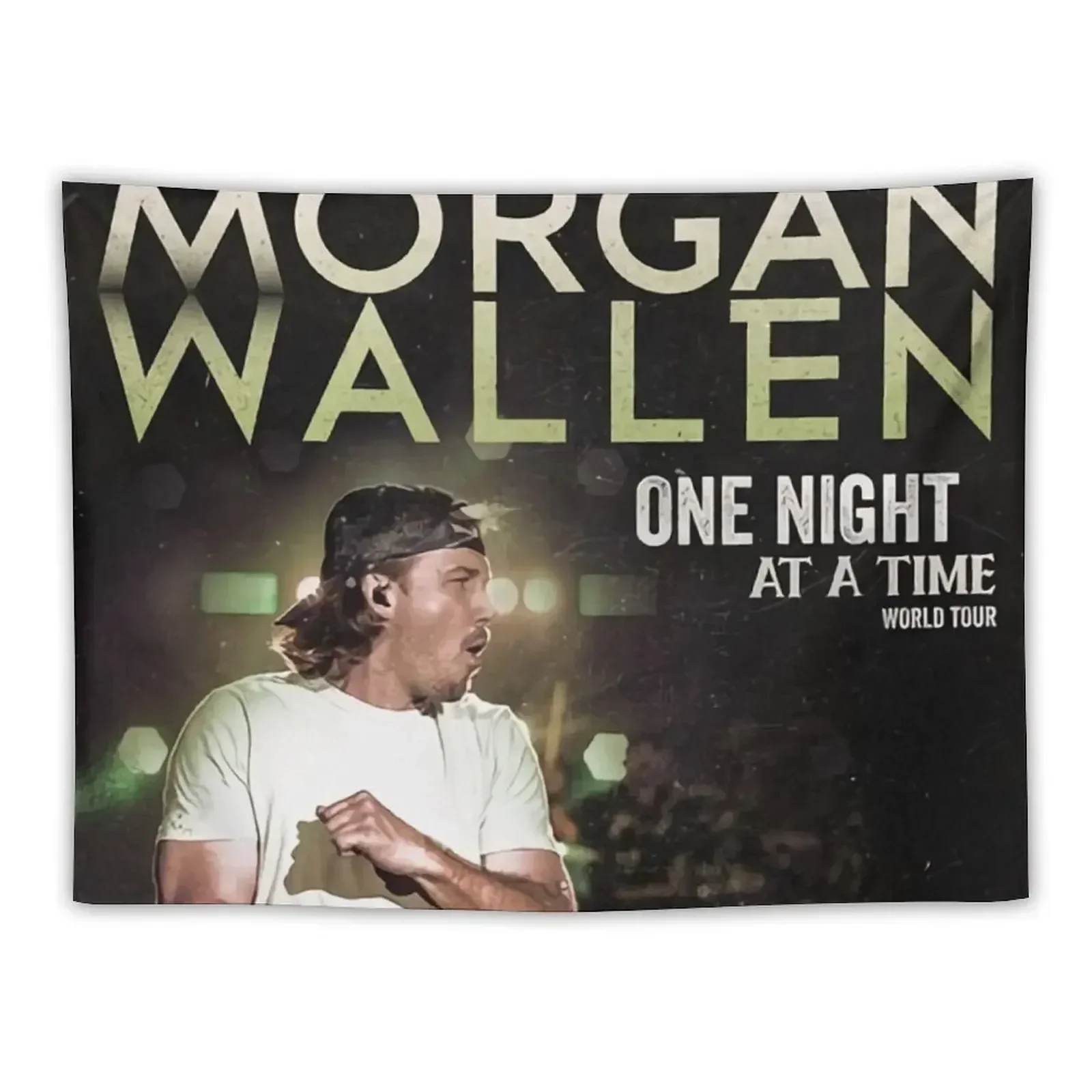 

Cover morgan at concert Tapestry Decoration For Home Room Decorations Aesthetic Aesthetic Home Decor Tapestry