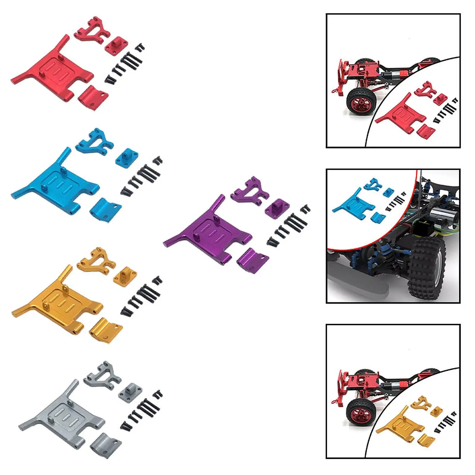 RC カーフロント交換部品 Wltoys 1/12 スケールモデル 124017 および 124016 用