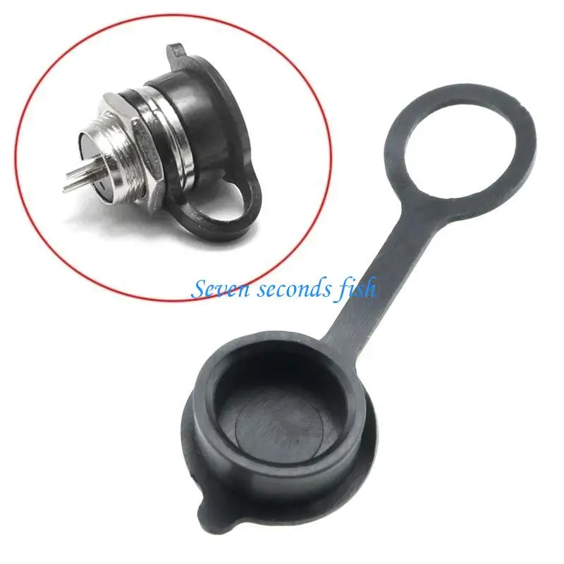 

L74B GX12 GX16 20 Aviation Connector Plug Cover Waterproof Dust Rubber Circular Connector Protective Sleeve