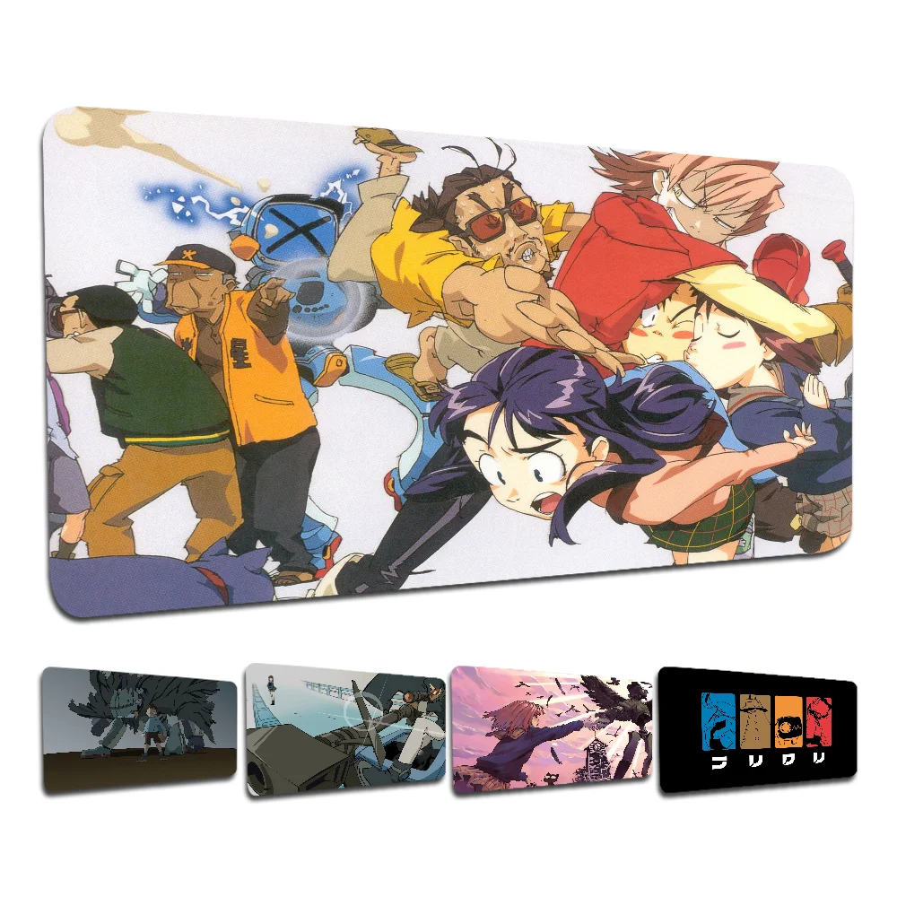 Anime Flcl Large XXL Gaming Laptop Computer Desk Mat Mouse Pad Mouse Mat Notbook Mousepad Gamer