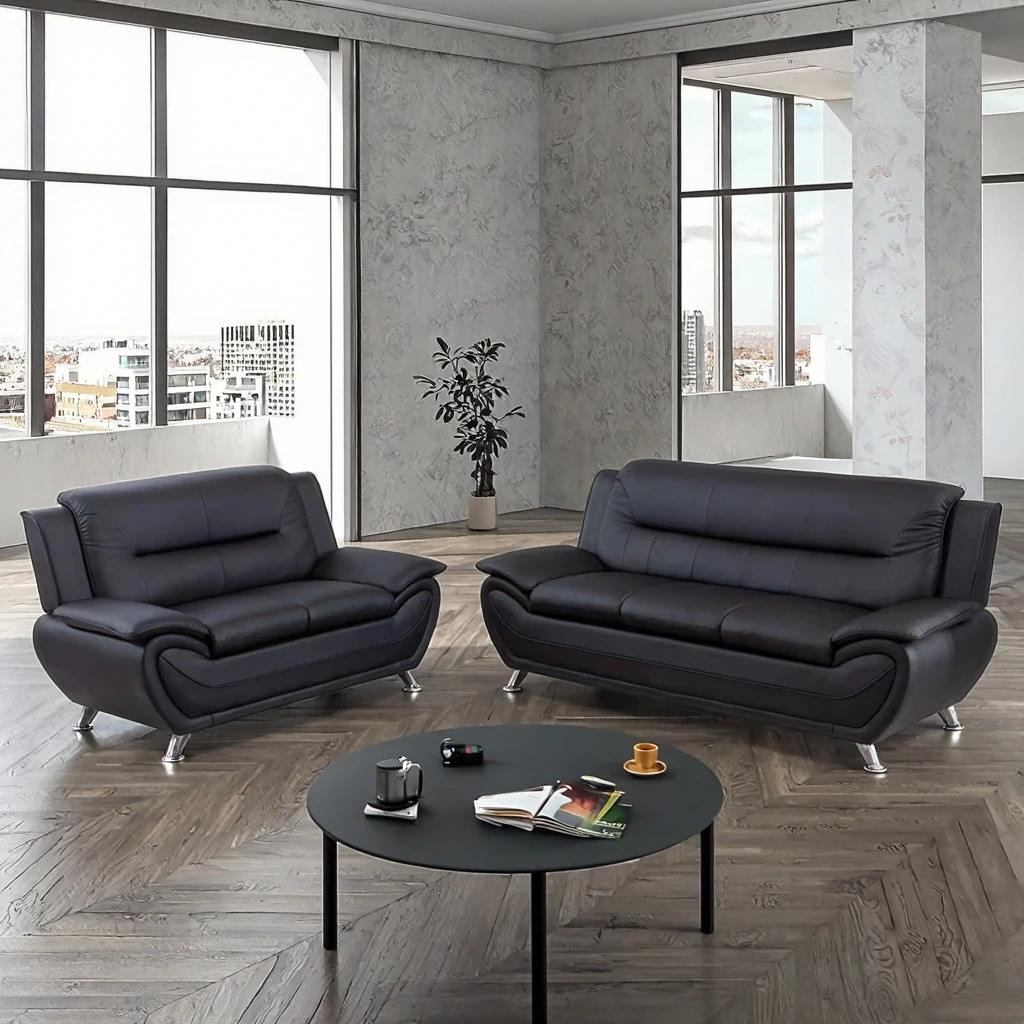 

Office Sofa Modern Commercial Furniture Hotel Reception Office Sofa Set Luxury Leather Couch Modular Sectional Sofa