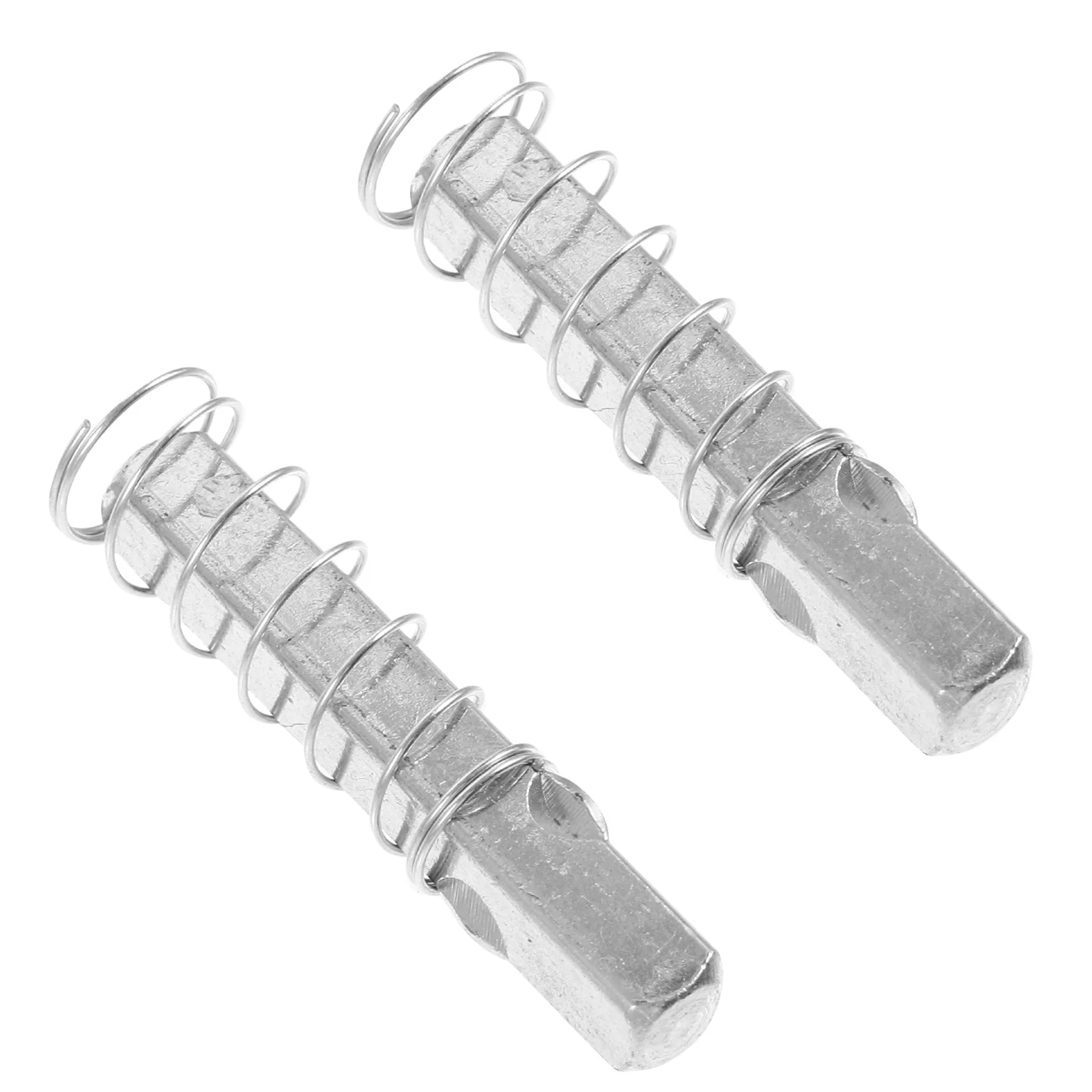 

2Pcs Stainless Steel Door Handle Spindle Bar Durable Straight Knob Replacement Spindle for Vintage Door Lock Accessories