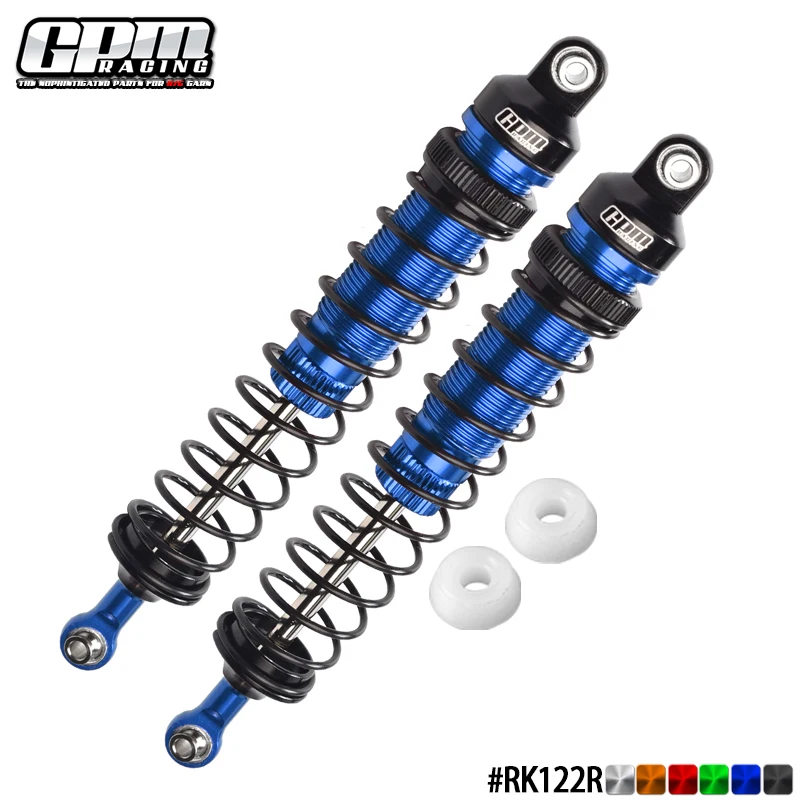 GPM Aluminum Rear Adjustable Spring Dampers For LOSI 1/10 Rock Rey Baja Rey