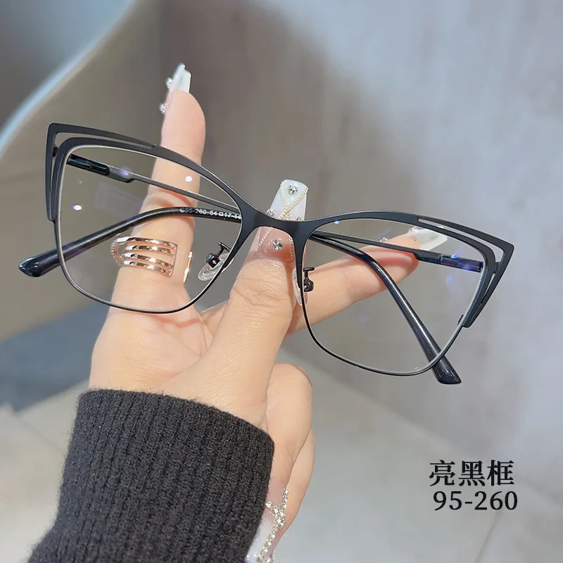 The New Plain Looking Artifact Has a Metal Hollow Large Frame That Can Be Matched With Prescription Lenses of Different Degrees