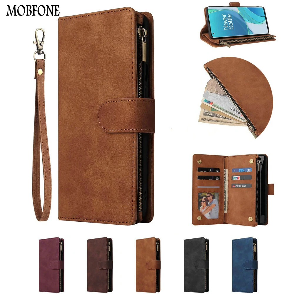 For Samsung Galaxy S22 M21 Folio Zipper Leather Case Flip Wallet Card Holder Bag For Samsung A32 A51 A71 A12 A52 A72 S21 Cover