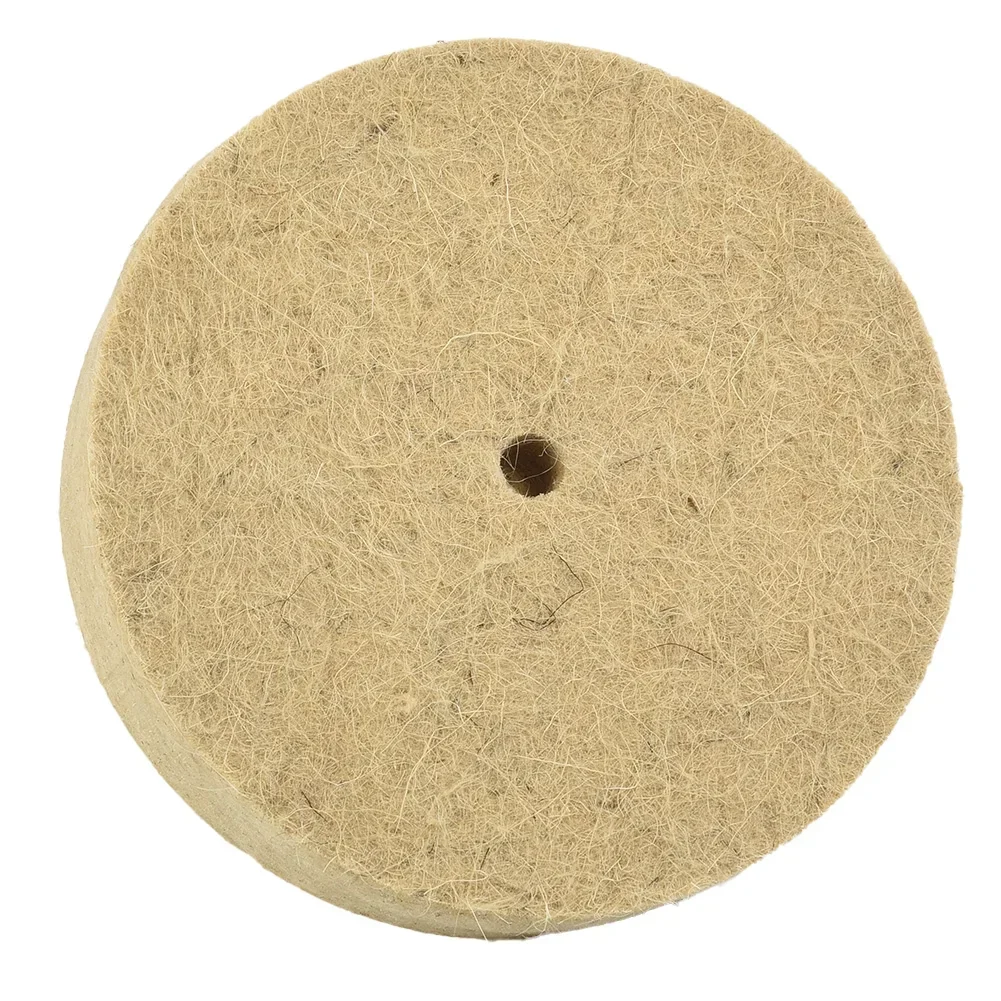 

5In Wool Felt Polishing Wheel 125mm White Grinding Wheel Buffing Pad Felt For Polishing Of Stainless Steel Grinder Rotary Tool