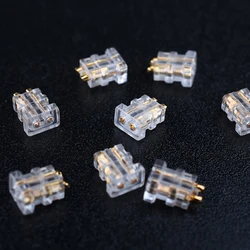 2 Pieces New 0.78 Double Pin 1964 Socket Female Diy Custom High-end Headphone Cable Accessories Pin Plug Headphone Accessories
