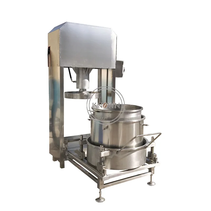 Fruit Vegetable Single Barrel Filter Hydraulic Press Juicer Machine Industrial Stainless Steel Automatic Free Shipping