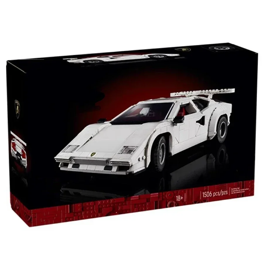 In Stock Countach 5000 QV Super Racing Car Building 10337 Blocks Model Classic Collection Bricks Cars Toys Boy Christmas Gift