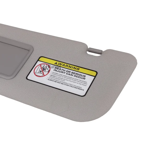 Pair Sun Visor Set LH RH fit for Hyundai Elantra 11-15 852103X000TX Gray Interior-10